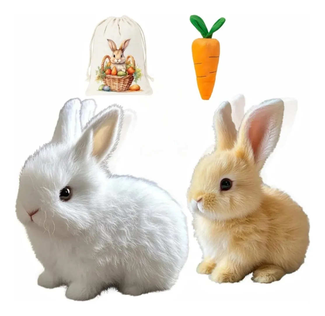 Ce Bunby Mi Conejito de Pascua Realista de 2 Piezasvayotoy
