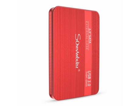Disco Externo SLOWMOOSE Laptop Desktop HD Rojo (1 TB)