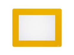 Marcado amarillo de la ubicación de la plataforma de la ventana de marcado removible del artículo 180804 A4 DURABLE