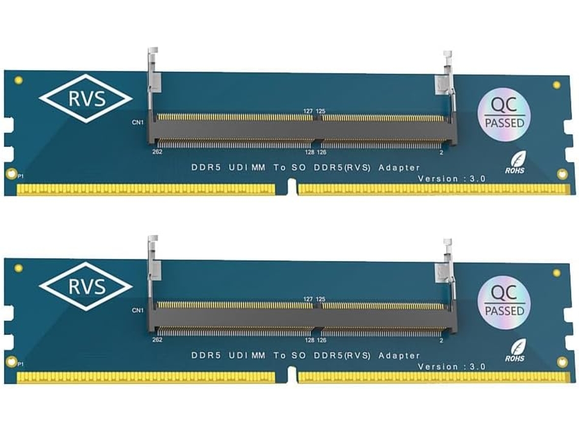 Adaptador De Memoria Ram So-dr5 Para Ordenador De Sobremesa Ddr5 U-dimm (2 Unidades), Convertidor De Tarjeta