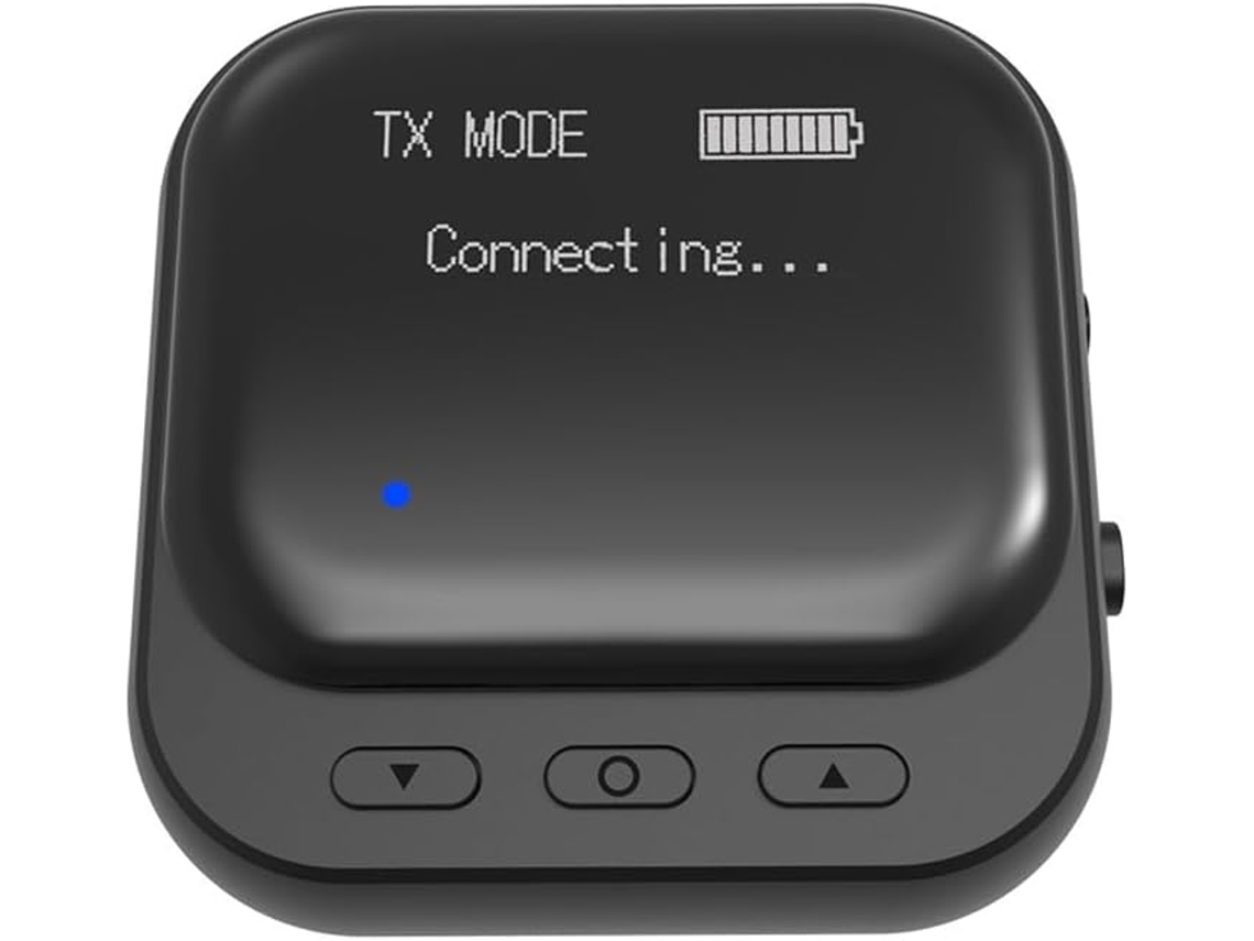 Kit Receptor Bluetooth 5.2 Con Pantalla, Transmisor-receptor 2 En 1, 3,5 Mm, Portátil Para Coche.