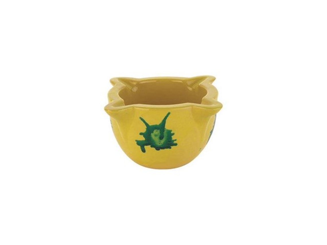 Mortero Cerámico Amarillo Con 4 Puntas N.º 5 7x4,5cm Arte Regal
