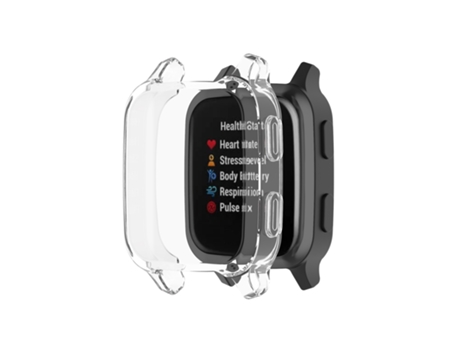 Caja de reloj galvanizada de TPU de cobertura total Garmin Venu Sq 2 (transparente)