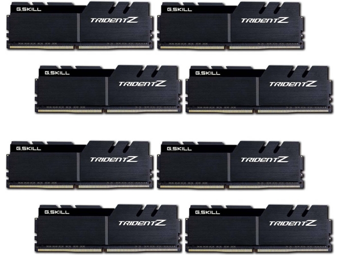 Memoria RAM DDR4 G.SKILL F4-3600C17Q2-128GTZKK (8 x 16 GB - 3600 MHz - CL 17 - Negro)