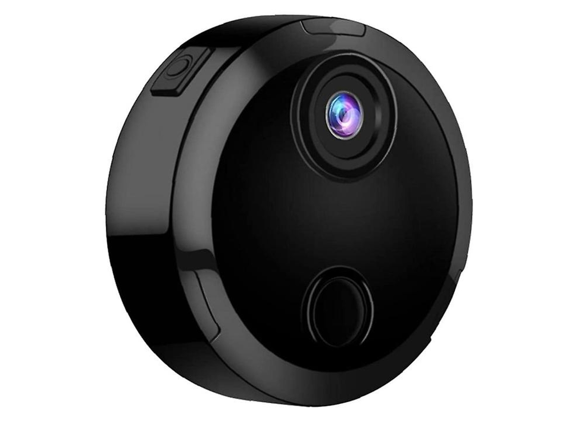 Mini cámara de seguridad 1080P HD Wifi con control remoto, visión nocturna, detección y control móvil Yizhood (negra)
