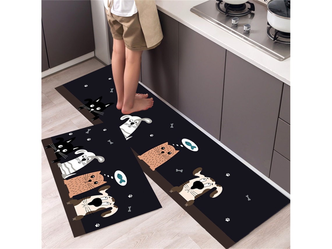 Alfombrilla antideslizante para cocina, baño y entrada Pie Pad Qysc-204 40x120cm