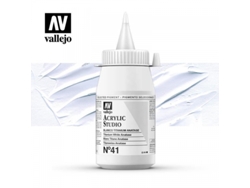 Pintura Acrilica Vallejo Studio 500 Ml (41 Blanco Titanio Anatase)