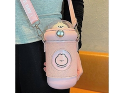 Botella térmica infantil de acero inoxidable con pajita, ideal para regalar. Ly Ebike