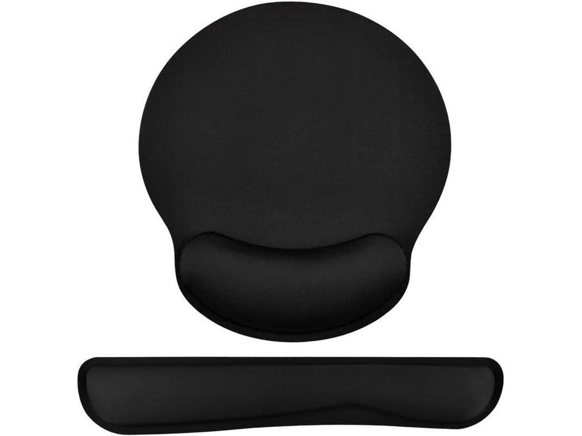 Alfombrilla Ergonómica Para Ratón + Reposamuñecas Para Teclado Para Ordenador/portátil