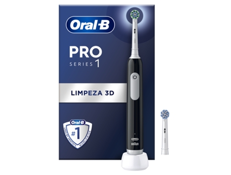 Cepillo Dental Eléctrico ORAL B Pro Series 1 Negro (1 Unidad)