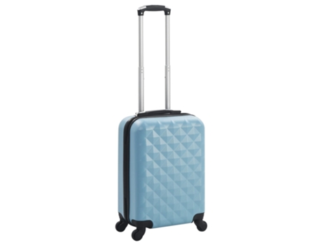 MAISON EXCLUSIVE - Maleta con ruedas trolley rígida azul ABS