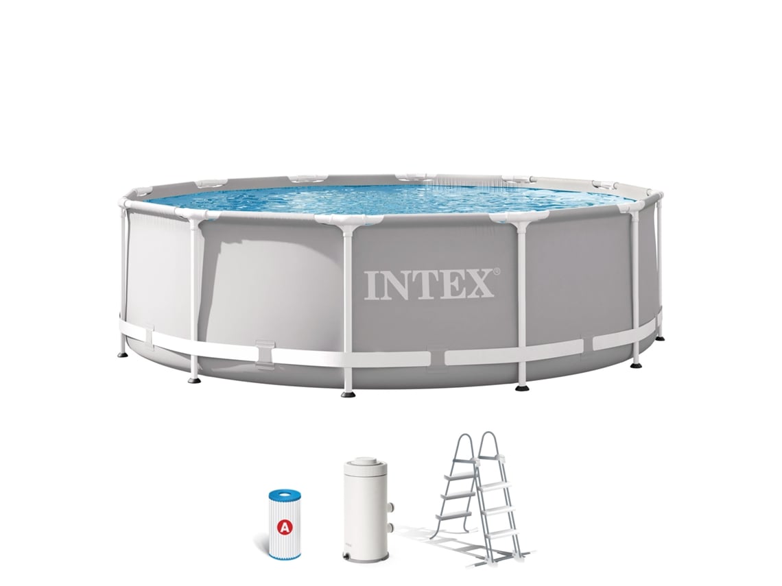 Piscina Tubular INTEX 26716 (com Bomba de Filtro - 8592 L - 366x99cm)