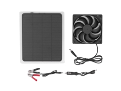 Extractor De Aire Solar Portátil De 5w 5v - Económico Para Camping, Caravana, Gallinero, Caseta De Mascotas, Casa Del Árbol