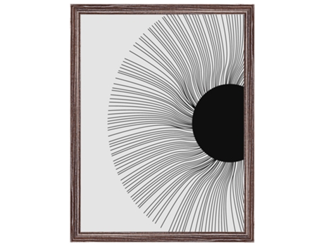 Marco De Fotos Ilo Marco De Madera Tamaño 30X40 Cm Marrón Oscuro Con Vidrio Artificial MY PERFECT DESIGN