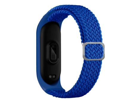 Pulsera Solo Nylon Com Fivela Ajustável GIFT4ME para Xiaomi Mi Band 5 - Azul Escuro