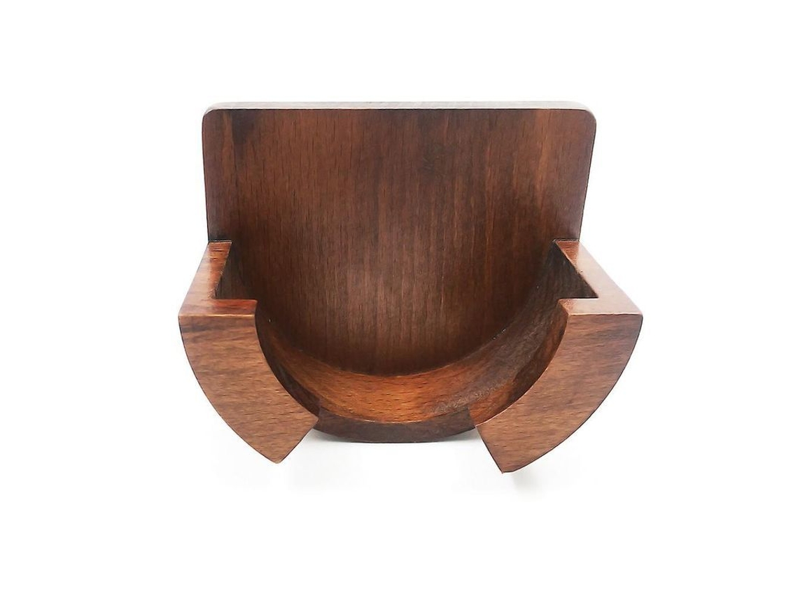 Soporte De Pared De Madera Para Portafiltro De Café, Compatible Con 51/53/54/58 Mm, Sin Orificio.