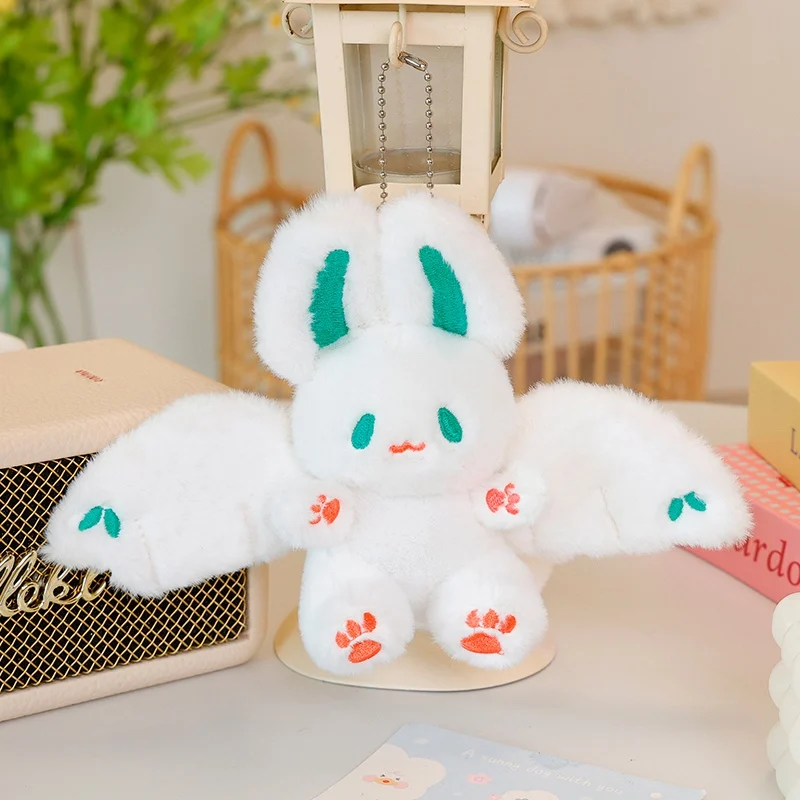 (blanco, 15 Cm) Peluche De Conejo Murciélago De 15 Cm, Muñeco De Peluche