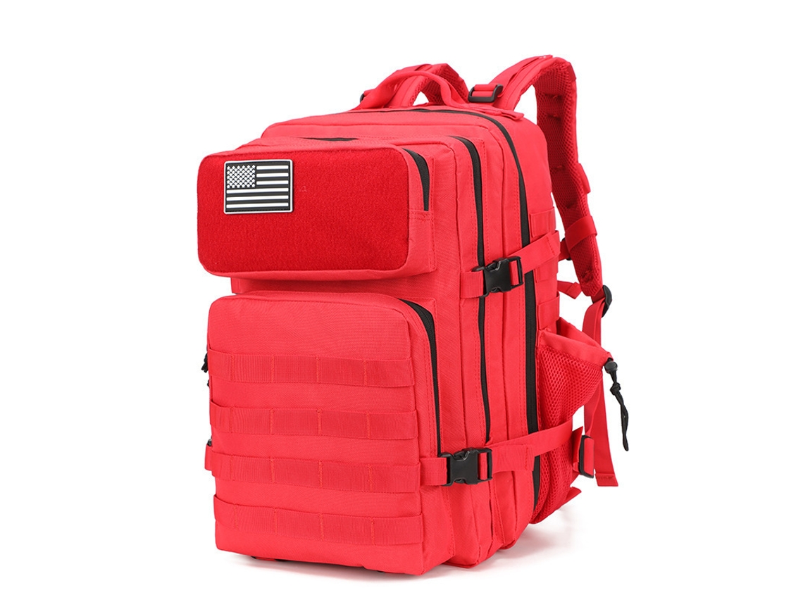 Mochila Grande Y Multifuncional, Ideal Para Senderismo, Montañismo, Acampada Y Ciclismo Estampado De Camuflaje Estilo Militar - 4