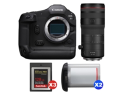 Canon Eos R1 + Rf 70-200mm F/2.8 L Is Usm Z Negro + 3 Sandisk 128gb Extreme Pro Cfexpress Type B + 2 Canon Lp-e19 + Ebook Pricedirect