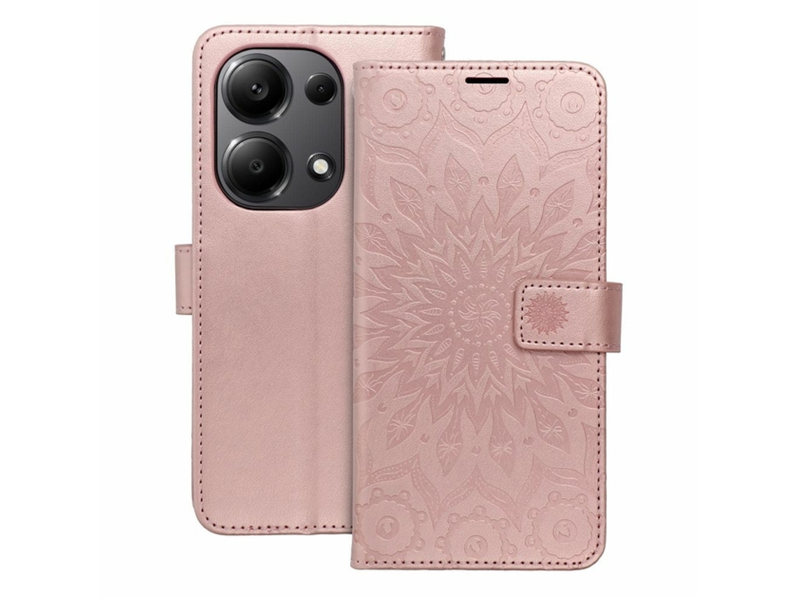 Estuche Mandala para Xiaomi Xiaomi Redmi Note 13 Pro 4G Dorado
