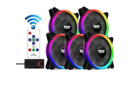 Cooler SLOWMOOSE Dr12 Pro Argb Aura Sync con Mando (5 Unidades)
