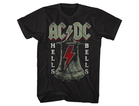 Camiseta ROCKINSTONE Ringin' Hells Bells ACDC (M)