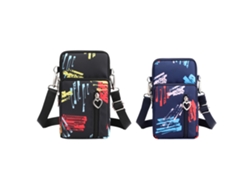 HYMNORA 2pcs Bolso Cruzado Mujer con Cremallera, Neceser para Móvil, Bolsa de Antebrazo