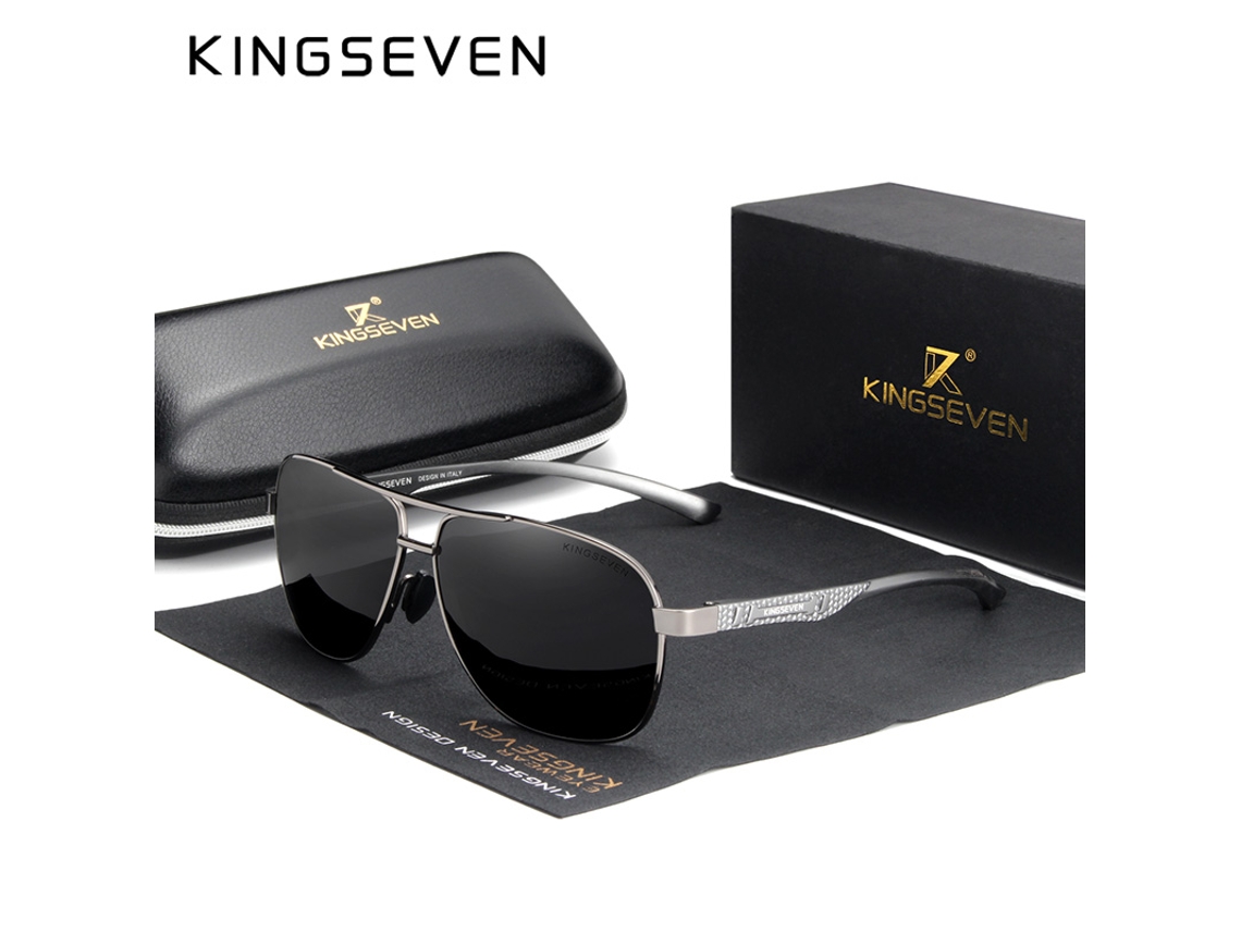 (gris Metalizado) Gafas De Sol Polarizadas Uv400 Para Hombre, Lentes Espejadas, Material De Aleación De Aluminio