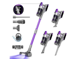 Aspiradora Vertical Redkey X18, 50 Kpa-500 W-65 Min-1,6 L-antienredos-iluminación Led, Limpieza Potente De Pelos De Mascotas, Alfombras Y Suelos Duros