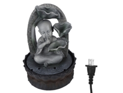 Fontaine Bouddha Led Resina Interior 110v Nosotros