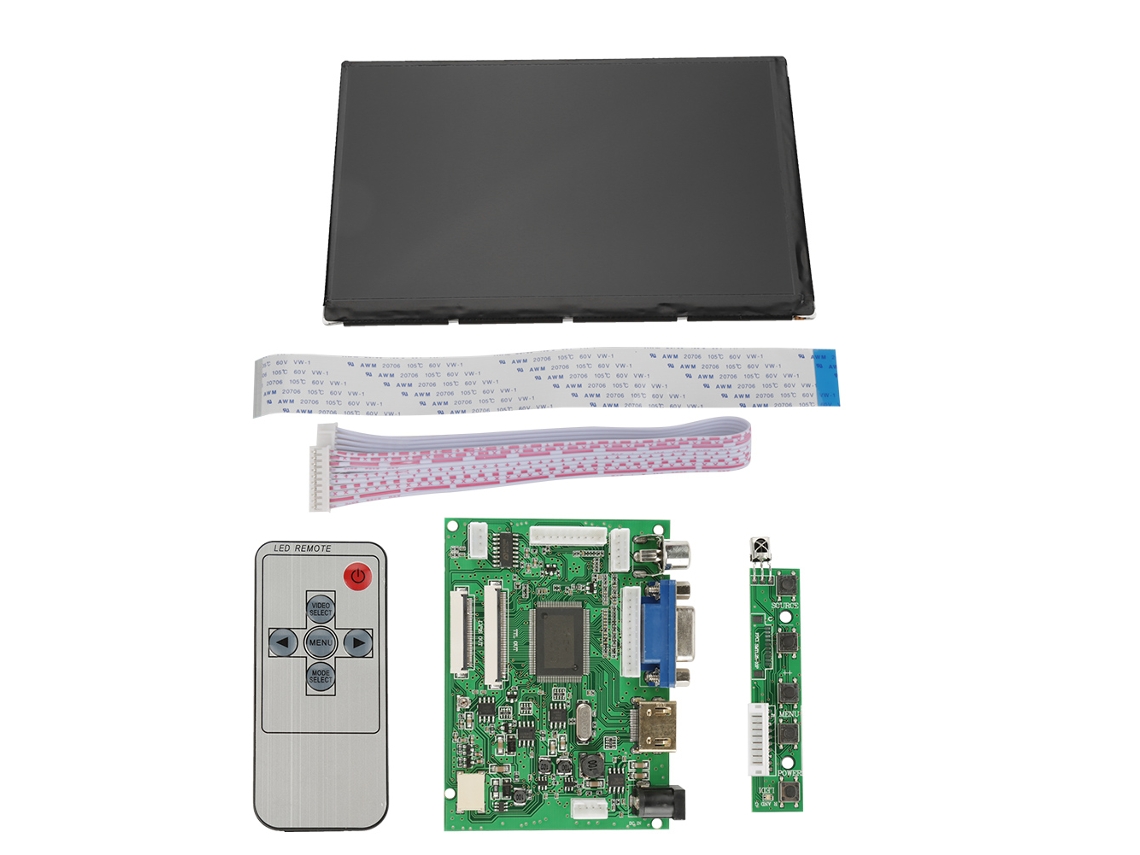 Placa Controladora Lcd Con Control Remoto Hdmi Vga 2av Para Pantalla Ips 7" 1280x800 N070icg Ld1
