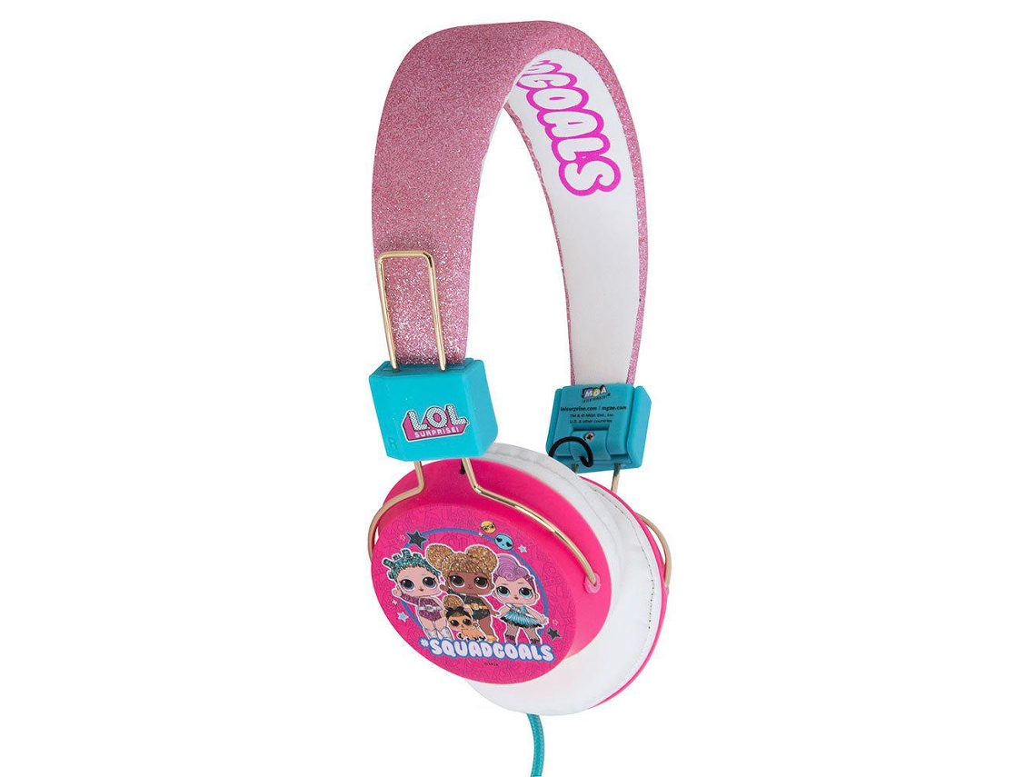 Audífonos plegables de OTL para adolescentes Lol ¡Sorpresa! goles del escuadrón