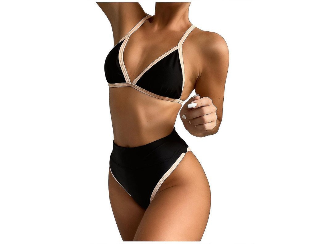 2026-traje De Baño Biquini Para Mujer De Diseño Patchwork Con Sostén Relleno Moda Sexy Verano Playa Piscina