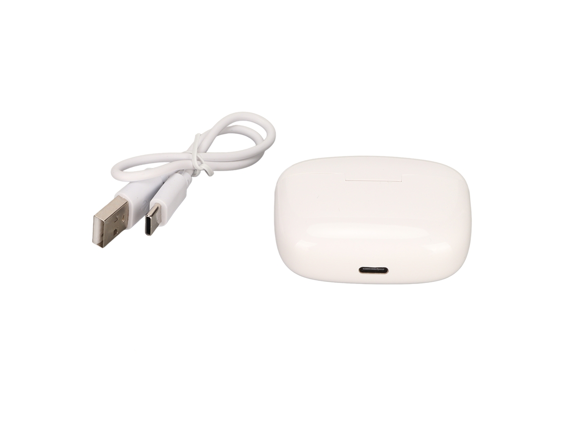 Auriculares Inalámbricos Bluetooth 5.1 Hifi Con Control Táctil, Señal Potente, Portátiles, Blancos.