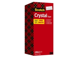 3M 7100026961 Cinta Adhesiva Apto para Uso En Interior 33 M Cloruro de Polivinilo Pvc Transparente