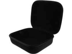Estuche De Almacenamiento De Auriculares Eva Con Bolsillo Con Cremallera, Caja De Almacenamiento Digital, Auriculares Negros Y
