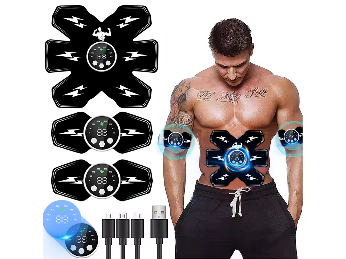 Estimulador muscular abdominal EMS Trainer para tonificar los músculos en casa Digitallab