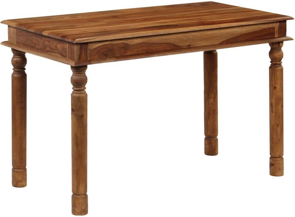 Mesa de Comedor VIDAXL 246252 (Madera de Sheesham Maciza - 120x60x77 cm)