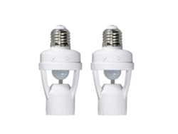 FNINIJEDE Tomada Com Movimento 360° E Sensor De Luz Corporal (2pcs)