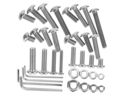 Kit De 520 Piezas De Tornillos Y Tuercas De Acero Inoxidable Con Arandelas Metálicas Y Juego De Llaves.