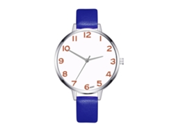Reloj De Cuero Moderno Coreano Para Mujer Con Correa Zhoulianfa (rojo)