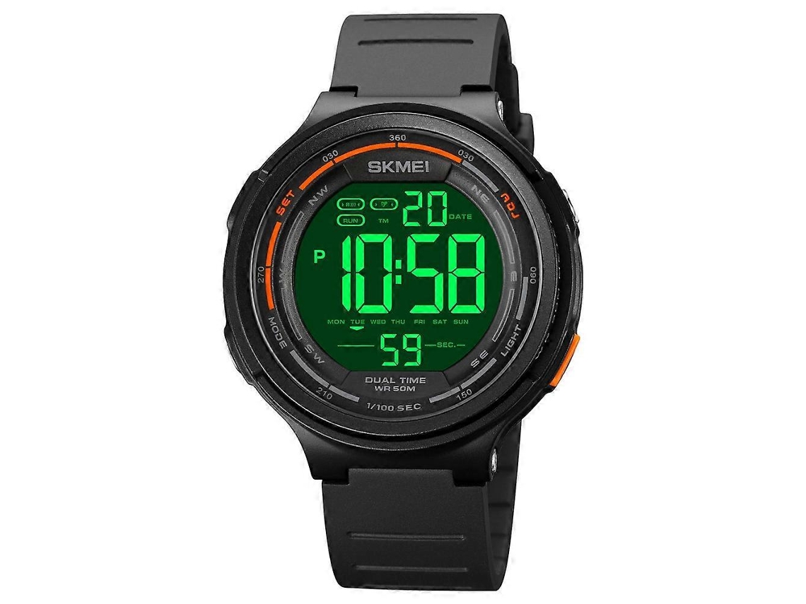 Reloj Skmei 1841 impermeable y luminoso con cuenta regresiva para estudiantes que practican deportes al aire libre. Hengrongshen