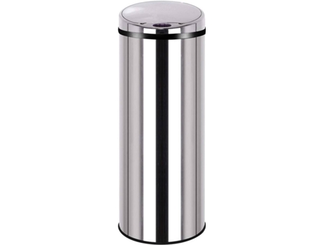 Cubo de Basura KITCHEN MOVE (Gris - Acero - 50 L)