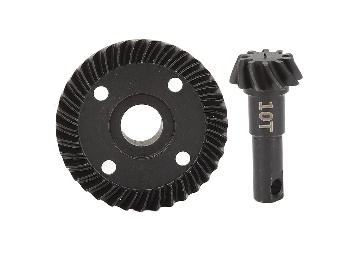 Engranaje Diferencial Helicoidal De Acero 35t 10t Para Coche Rc Crawler 1/10 Con Reducción Del 9% Y Mayor Resistencia.