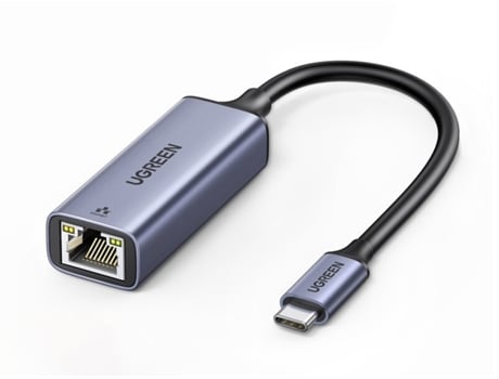 Adaptador UGREEN 50736 Tipo-C a Rj45 100Mbps para Huawei Mate40/P50 S20