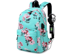 2026-mochila Escolar Retro Para Mujer Con Estilo Floral Resistente Al Agua Y Compartimento Para Laptop