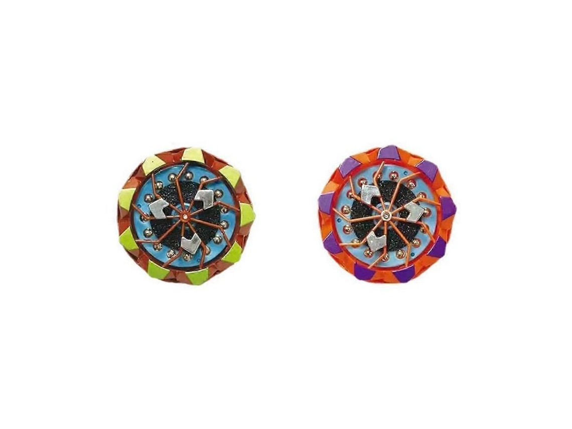 Trompo Portátil Con Brillantina, Luminoso, Antiestrés, 1/2/6 Piezas, Giroscopio Resistente A Golpes.