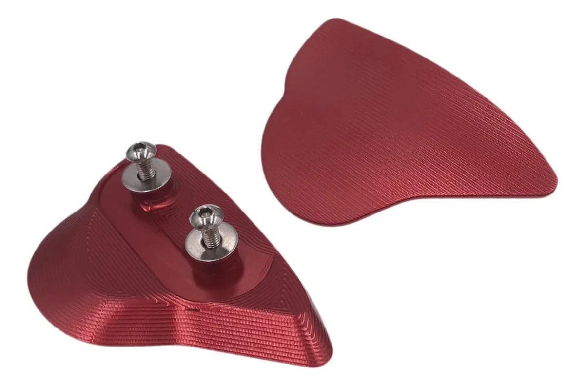 2x Espejos con cerradura para matrícula, accesorios para motocicleta Redvayotoy
