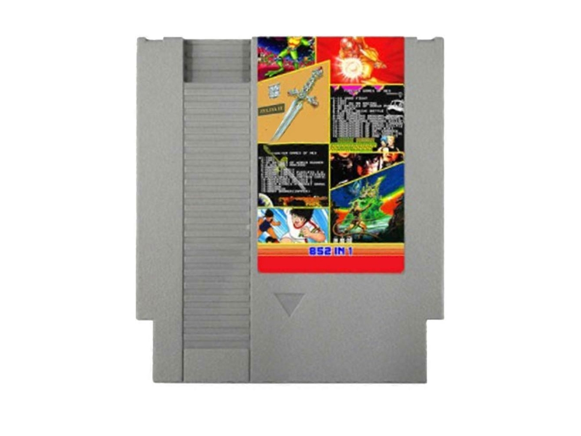 852 juegos en 1 para consola de videojuegos, tarjeta gris plateada 405+447 GOKOCO