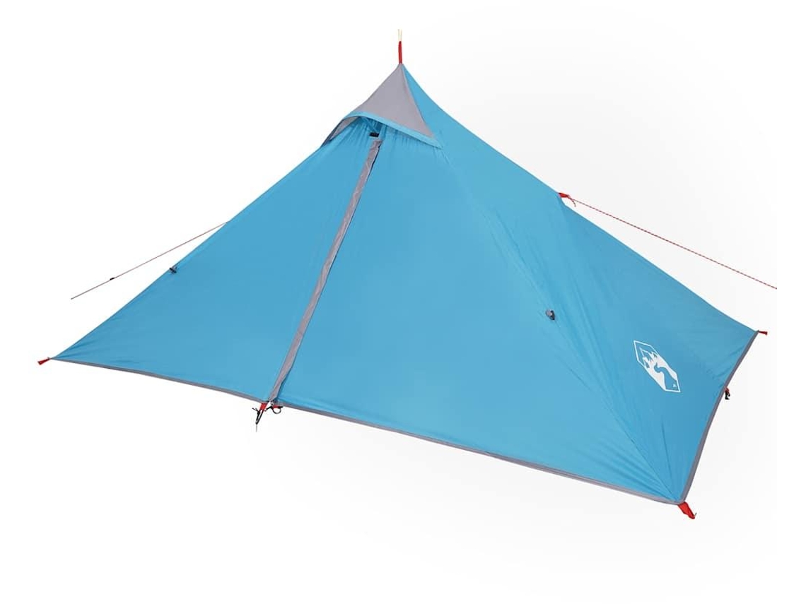 Tienda de campaña tipi para 1 persona impermeable VIDAXL azul